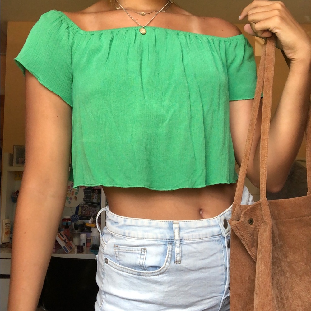 Flowy boho crop top only worn once!!